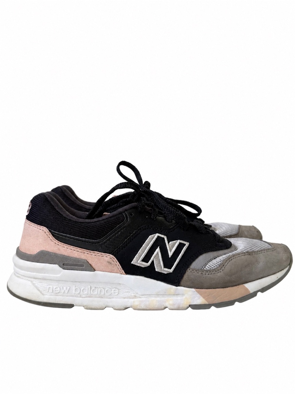 New Balance 997H Women’s Sneakers Size 8.5 Gray Black Pink Suede CW997HAL